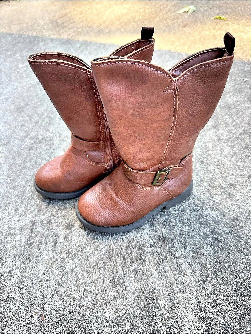 OshKosh B'gosh Lumi Brown Tall Boots Size US 6
